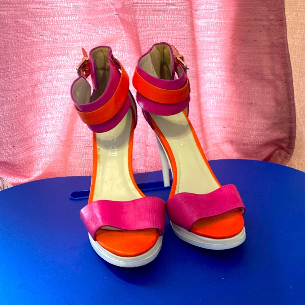 Pink and orange ALDO heels!
